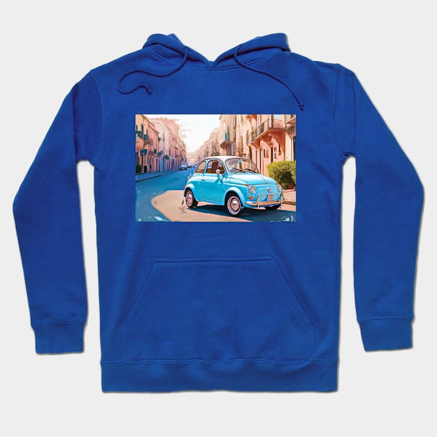 Fiat 500 in the 1960s Hoodie by DeVerviers